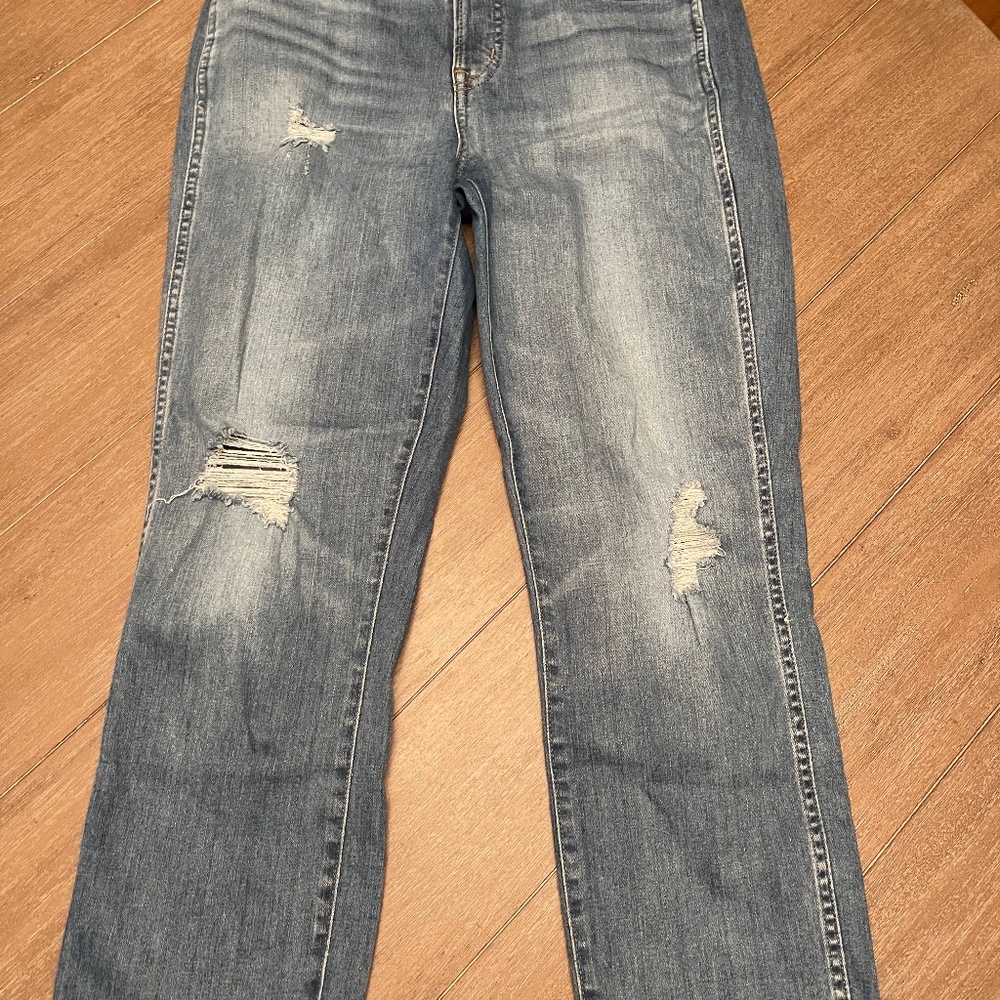 Jcrew distressed jeans